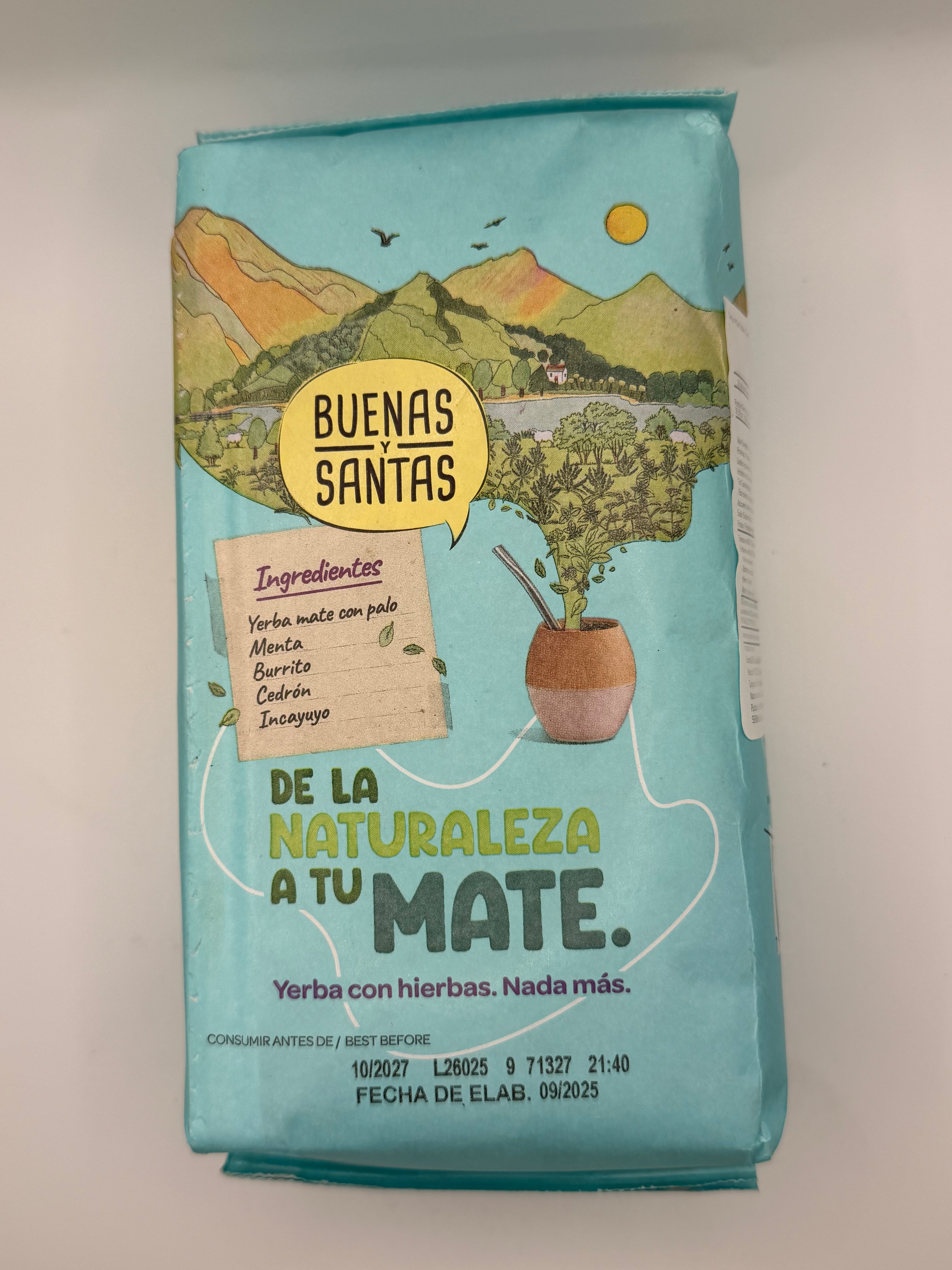 Yerba Mate Buenas Y Santas 1/2 Kg